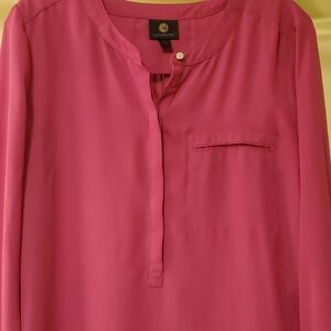 JM Collwction Pink Top Sz Med